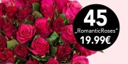XXL Liebesbeweis mit 45 XXL Rosen f&uuml;r nur 19,99 &euro; statt 43,99&euro;