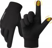 YANIKY Winddichte Anti-Rutsch Touchscreen Thermo Handschuhe