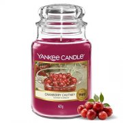 Yankee Candle Cranberry Chutney Duftkerze (gro&szlig;) stark reduziert