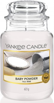 Yankee Candle Duftkerze im Glas (gro&szlig;) | Baby Powder