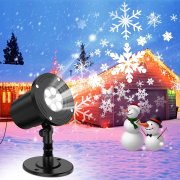 YAZEKY LED Schneeflocken Projektor f&uuml;r Innen und Au&szlig;en
