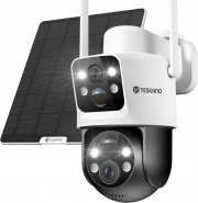 YESKANO 6MP 2K WIFI Outdoor &Uuml;berwachungskamera mit Farbnachtsicht inkl. Solarpanel