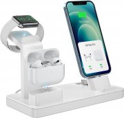YFW 3 in 1 Ladestation f&uuml;r iPhone, Apple Watch und Airpods