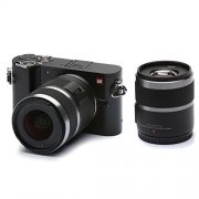 YI Technology M1 Doppel-Lens-Kit 12-40mm/F3,5-5,6 + 42,5mm/F1,8 Systemkamera f&uuml;r 199 Euro