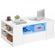 YITAHOME Couchtisch mit LED-Beleuchtung f&uuml;r 59,99&euro;