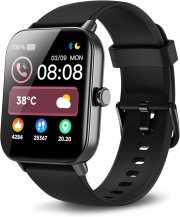 Yoever Smartwatch und Fitnessuhr mit Telefonfunktion und Alexa Built-in f&uuml;r Android und iOS