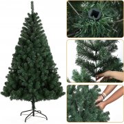 YOHAYO K&uuml;nstlich 180cm Weihnachtsbaum inkl. Metallst&auml;nder