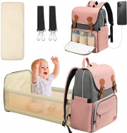 Yoofoss Baby Wickelrucksack mit Wickelauflage