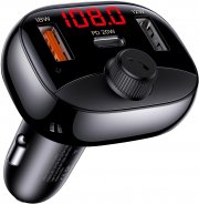 YOUSAMS Auto Bluetooth FM Transmitter mit Fast Charge KFZ Ladeger&auml;t