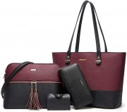 YTL 4-teiliges Damen Handtasche Set
