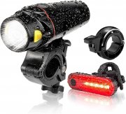 YUEWXTER aufladbares LED Fahrradlicht Set mit Smart Sensor und 3 Leuchtmodi