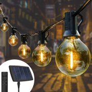 Yuusei 15 Meter Solar LED Lichterkette f&uuml;r Aussen mit Fernbedienung