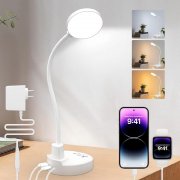 ZAPLIT 15W LED Schreibtischlampe mit USB-C/A f&uuml;r nur 20,18&euro;
