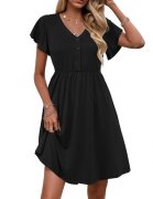 Zeagoo Damen Sommerkleid mit Tasche f&uuml;r nur 6,99&euro;