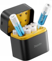 Zepath 8-Pack Wiederaufladbare Lithium Akkus AA 3000mWh mit Ladeger&auml;t