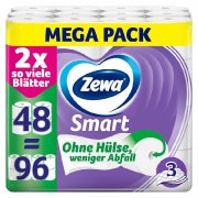 Zewa Smart Toilettenpapier ohne H&uuml;lse - 48 Rollen f&uuml;r knapp 28&euro;
