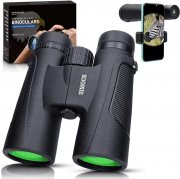 ZIMOCE 10 x 42 HD Fernglas mit Smartphone-Adapter