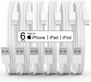 ZNBTCY 6er Pack USB Typ A to Lightning iPhone Schnellladekabel f&uuml;r iPhone, iPad und iPod