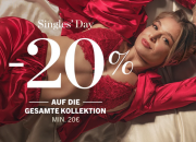 Zum Singles Day 20% Rabatt auf das komplette Sortiment bei Hunkem&ouml;ller