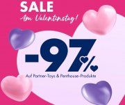 Zum Valentinstag bis zu 97% Rabatt auf Partner-Toys & Penthouse-Produkte im Eis.de Erotik-Shop