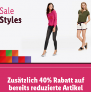 Zus&auml;tzlich 40% Rabatt auf bereits reduzierte Artikel + versandkostenfrei Lieferung bei LIDL