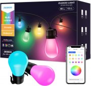 Zuukoo 14 Meter LED Lichterkette mit APP-Steuerung