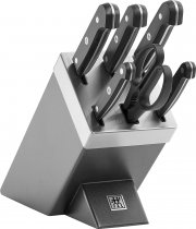 Zwilling 1002455 Gourmet Selbstsch&auml;rfender Messerblock 7 teilig