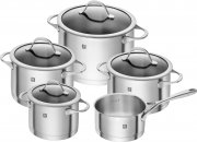 ZWILLING Essence 5-teiliges Edelstahl Kochgeschirrset f&uuml;r alle Herdarten