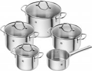 ZWILLING Flow Edelstahl Topfset 5-teilig