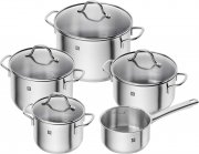 ZWILLING Flow Edelstahl Topfset 5-teilig Induktionsgeeignet