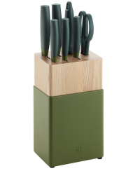 ZWILLING Messerblock-Set Now S 8-teilig Gr&uuml;n