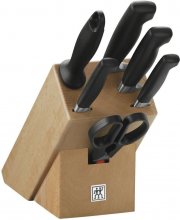 ZWILLING Messerblock "Vier Sterne" best&uuml;ckt