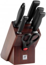 Zwilling Messerblock VierSterne 7-teilig Walnuss bei XXXLutz f&uuml;r 105,94 Euro