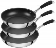 ZWILLING Poletto 3-teiliges Edelstahl Bratpfannen-Set 20, 24 und 28 cm f&uuml;r alle Herdarten