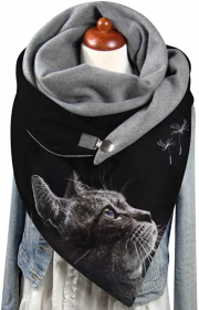 ZXSDF Schal Damen Dreieckschal mit verschiedenen Motiven